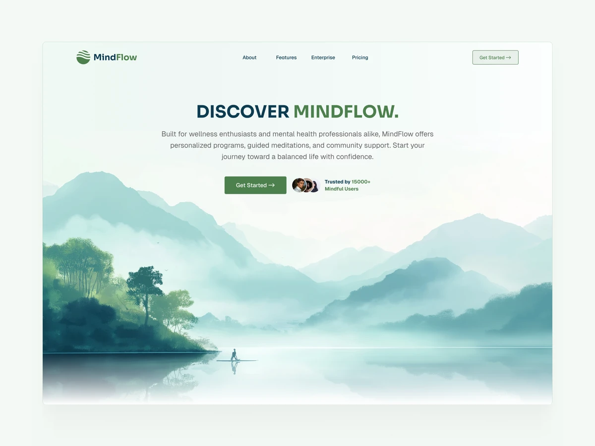 Mental Wellness Landing Page